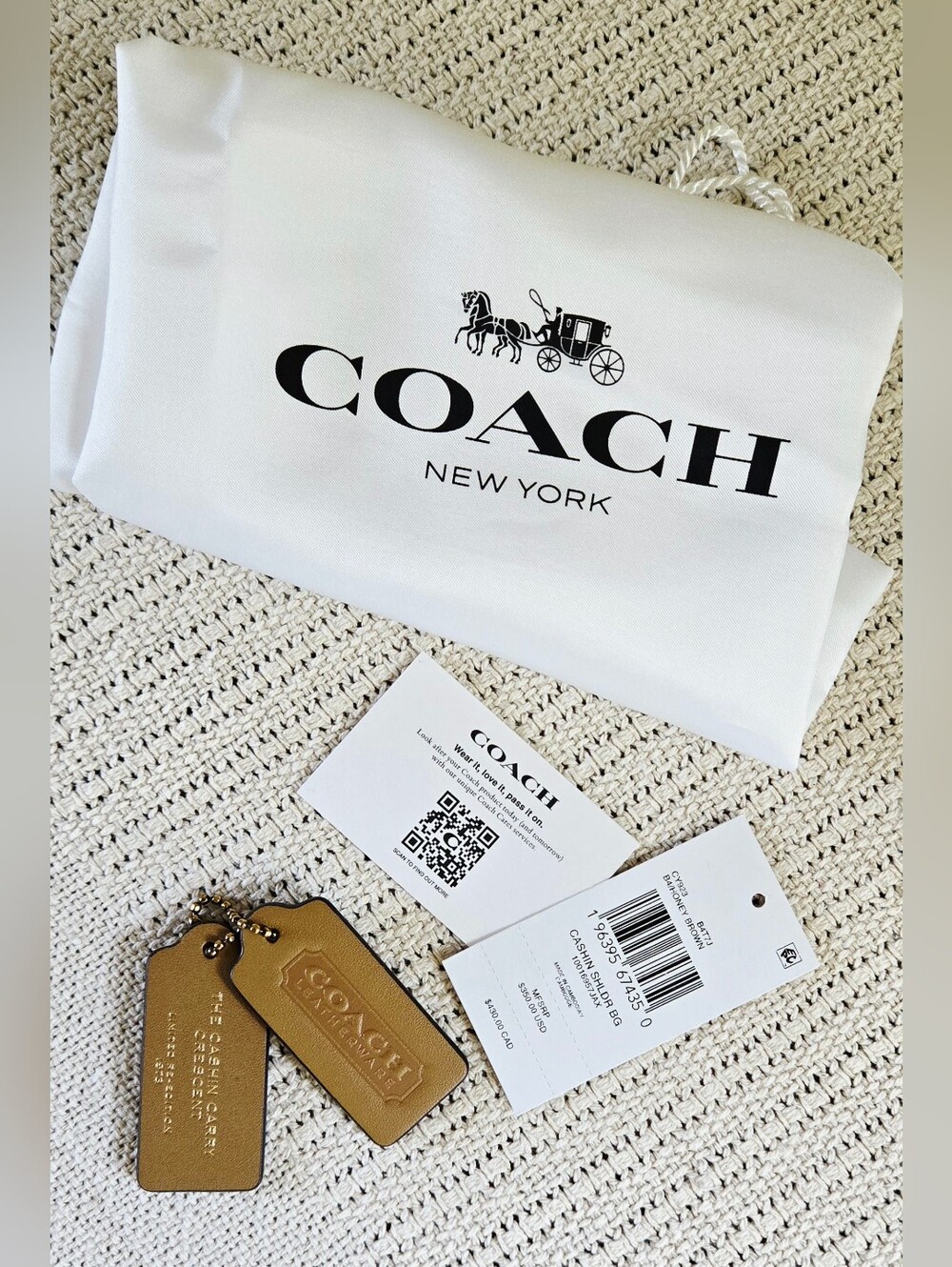 Coach Cashin Crescent Bag In Honey - Picture 6 of 6